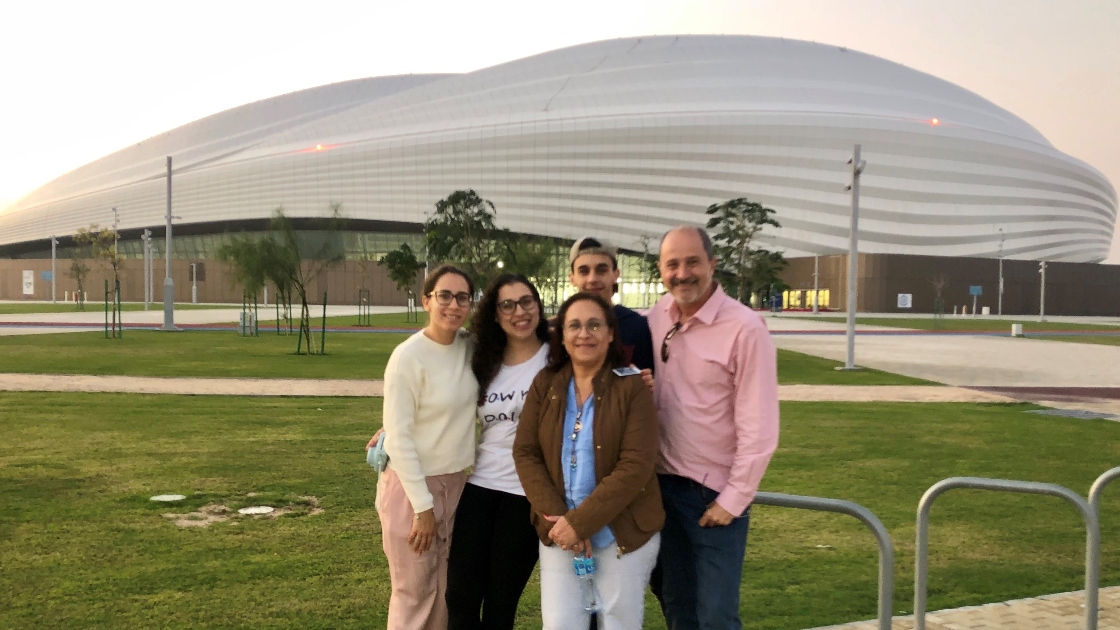 Morales and his family