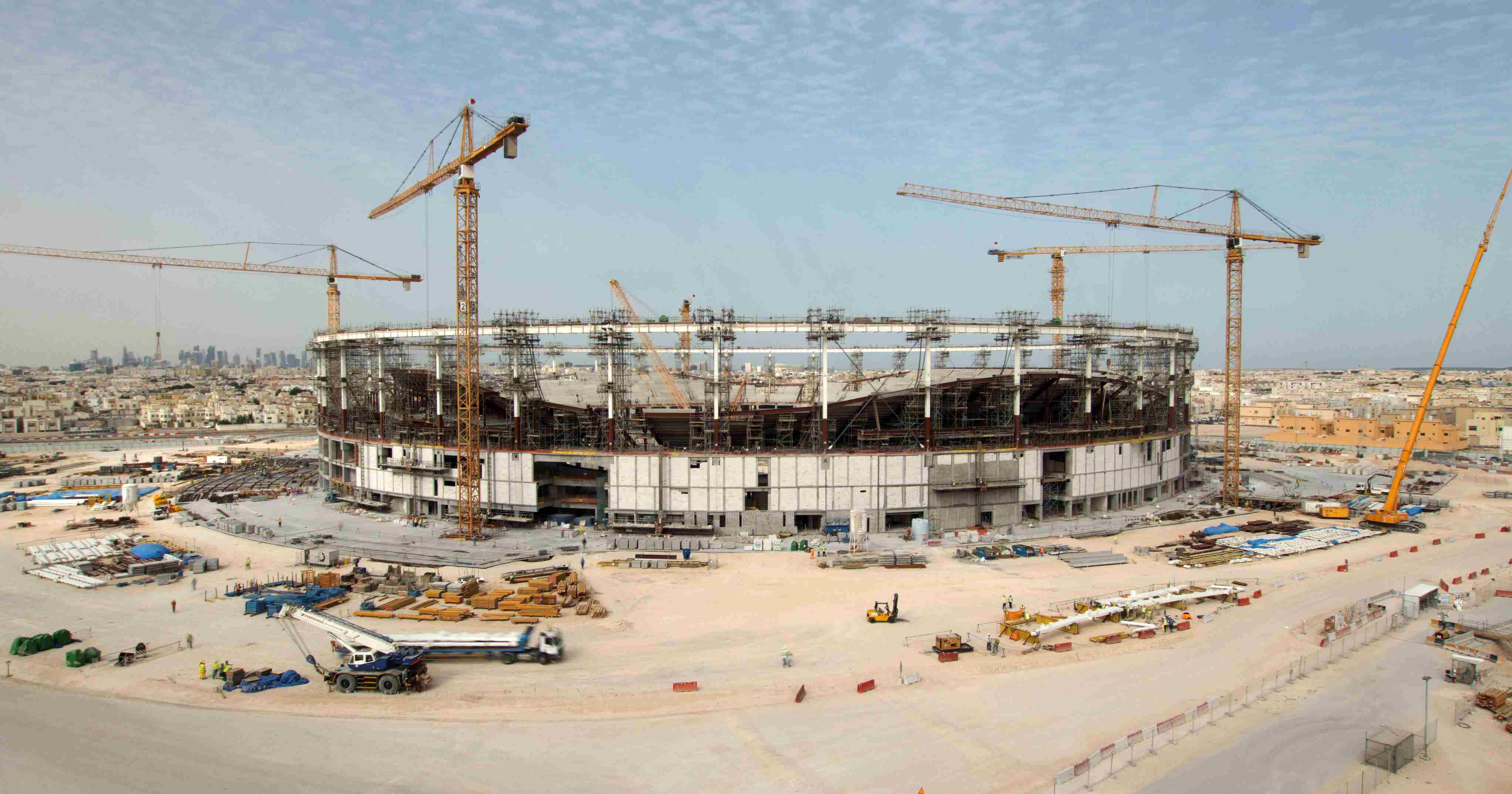 Al Thumama Stadium progress 