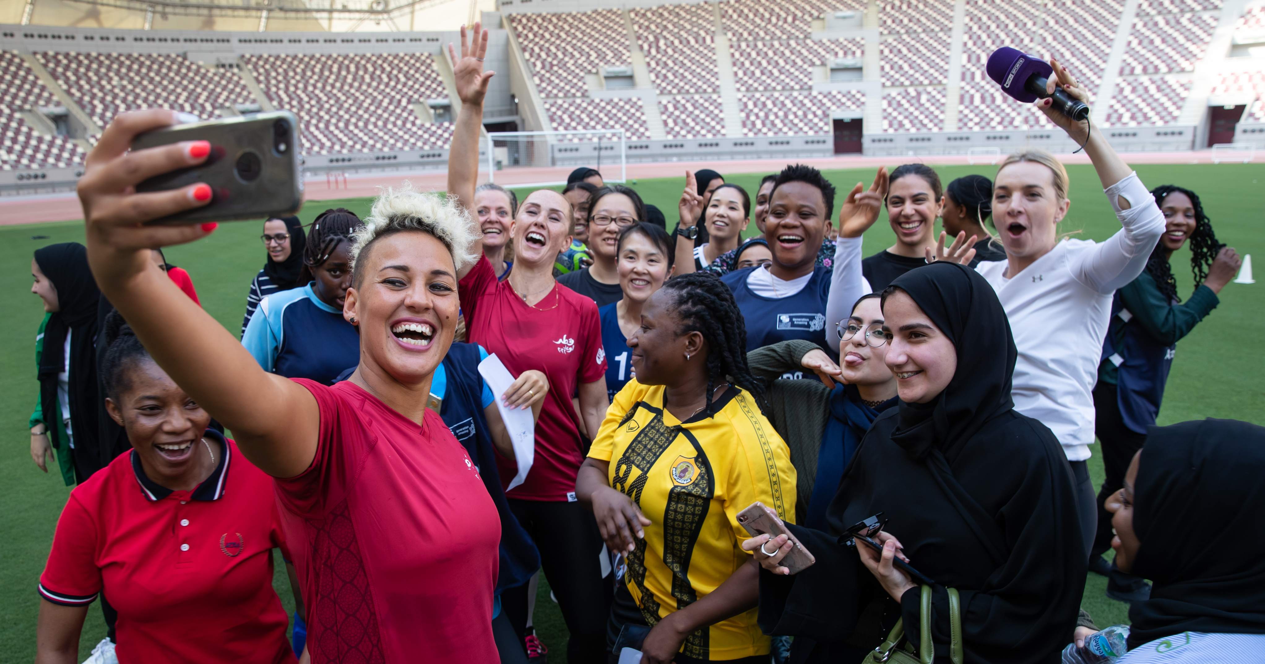 Lianne Sanderson and Ashley Nick praise Qatar 2022 