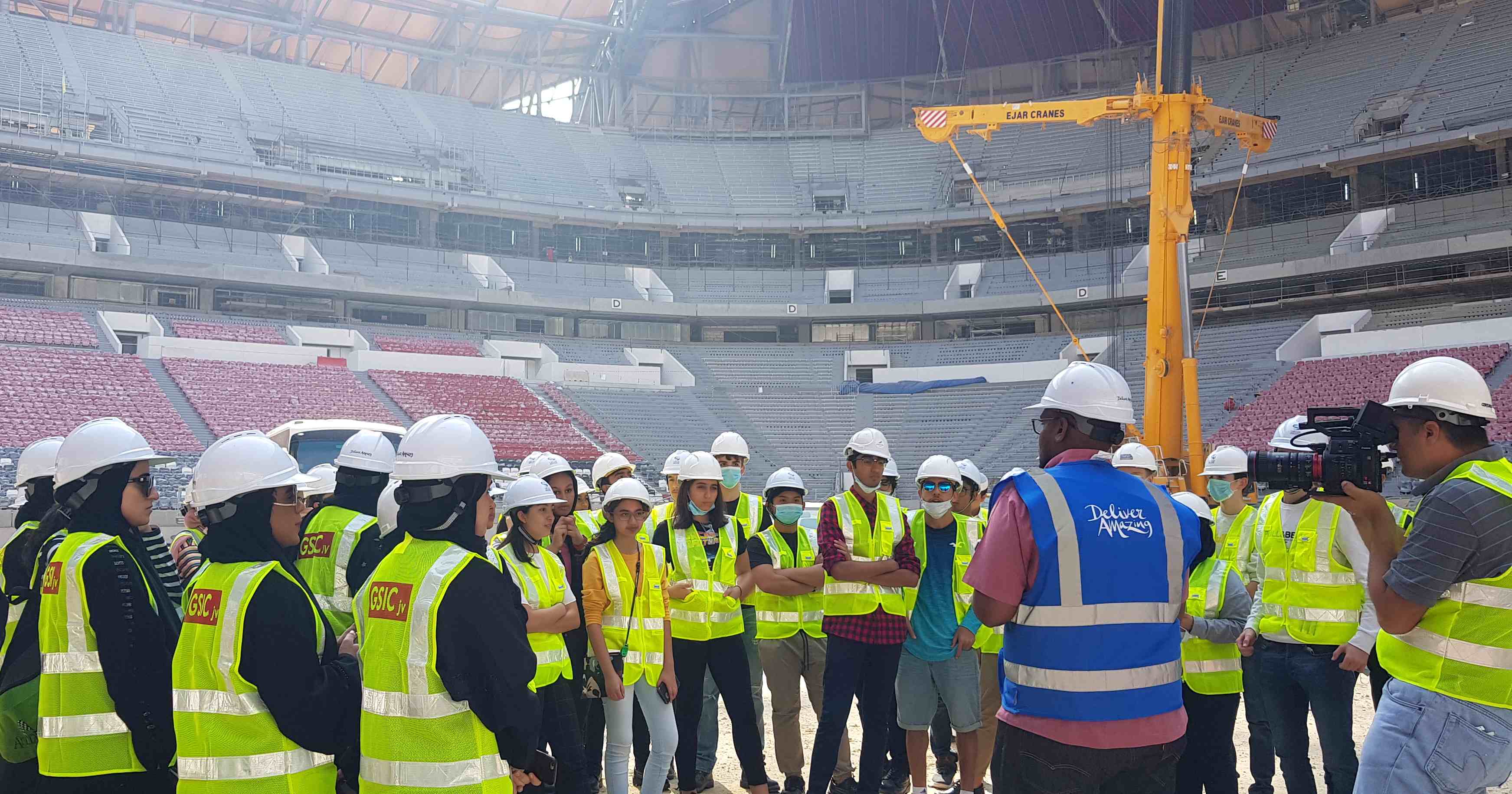 Youth Panel visits Al Bayt Stadium