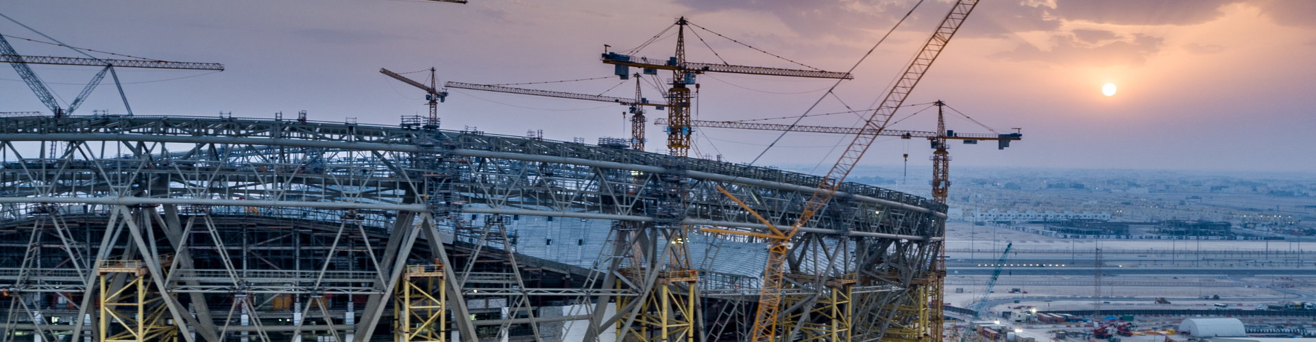 Lusail Stadium under construction