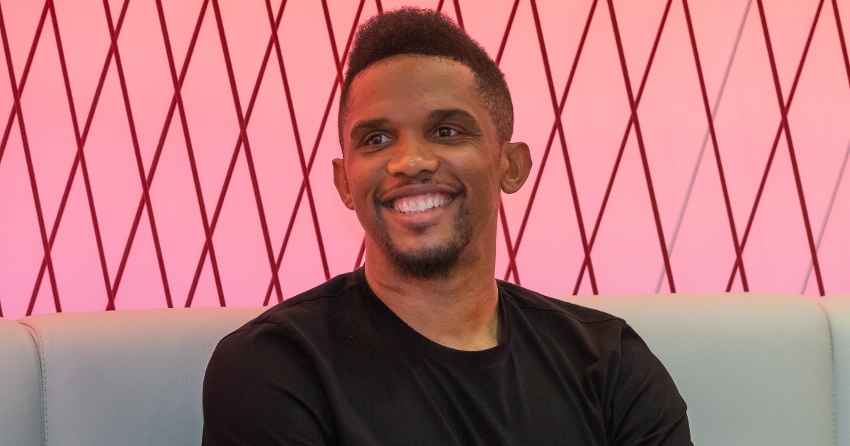 Samuel Eto'o smile