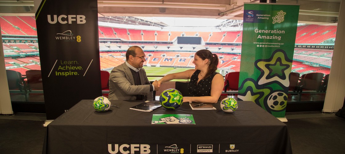 The SC's football for development programme teams up with UCFB