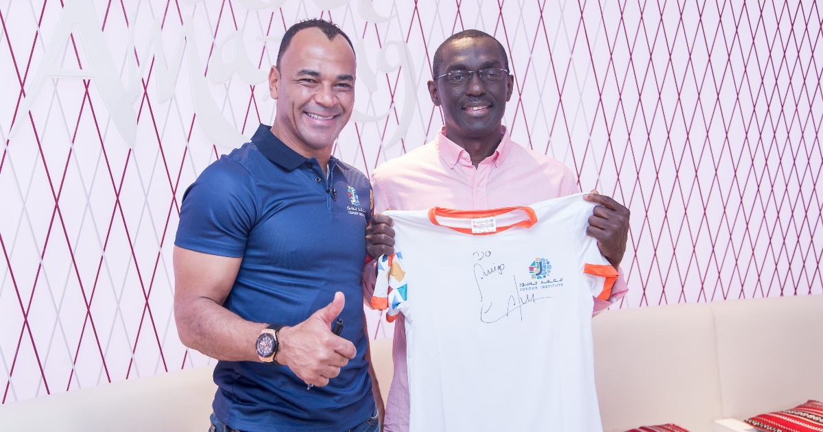 Cafu inspires delegates during Josoor Institute masterclass