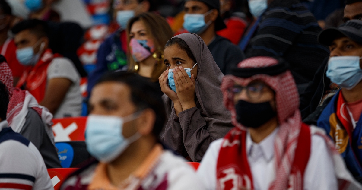 Spectators during Amir Cup final