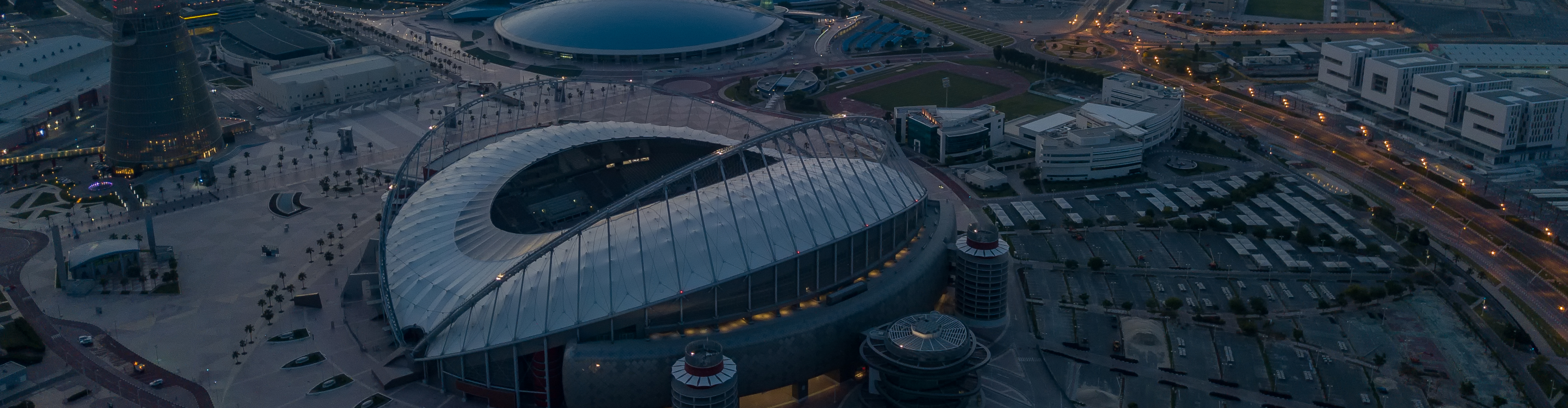 Aerial view of Khalifa International Stadium